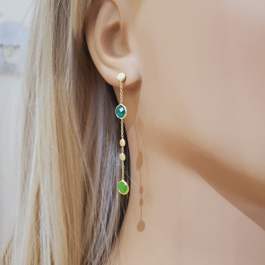 18K Yellow Gold Earrings