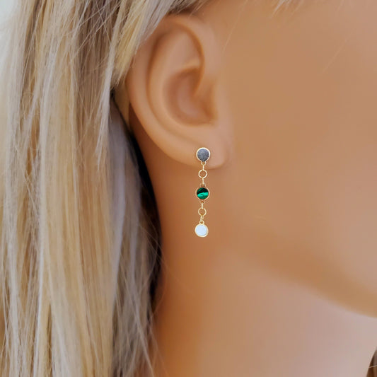 18K Yellow Gold Earrings