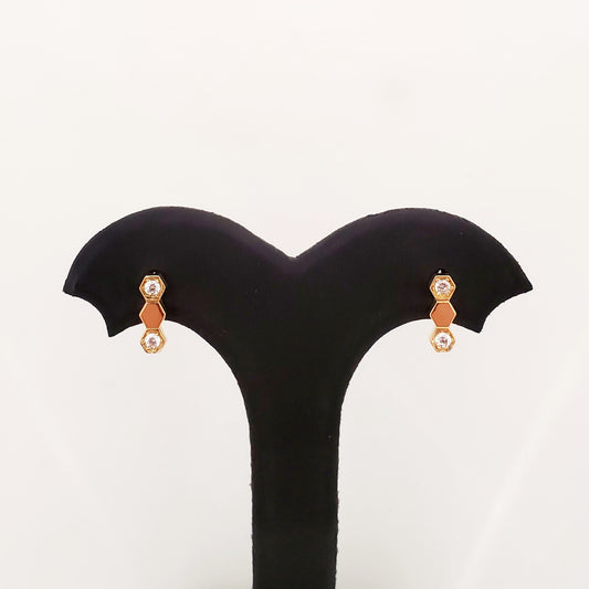 18K Yellow Gold Earrings