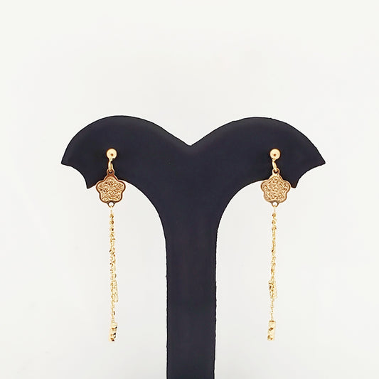 18K Yellow Gold Earrings