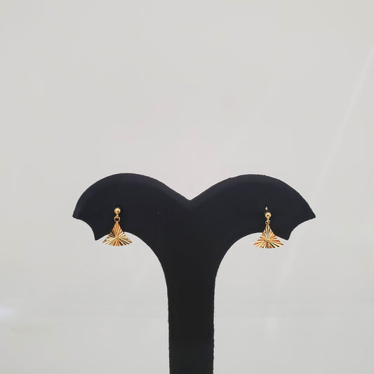 18K Yellow Gold Earrings