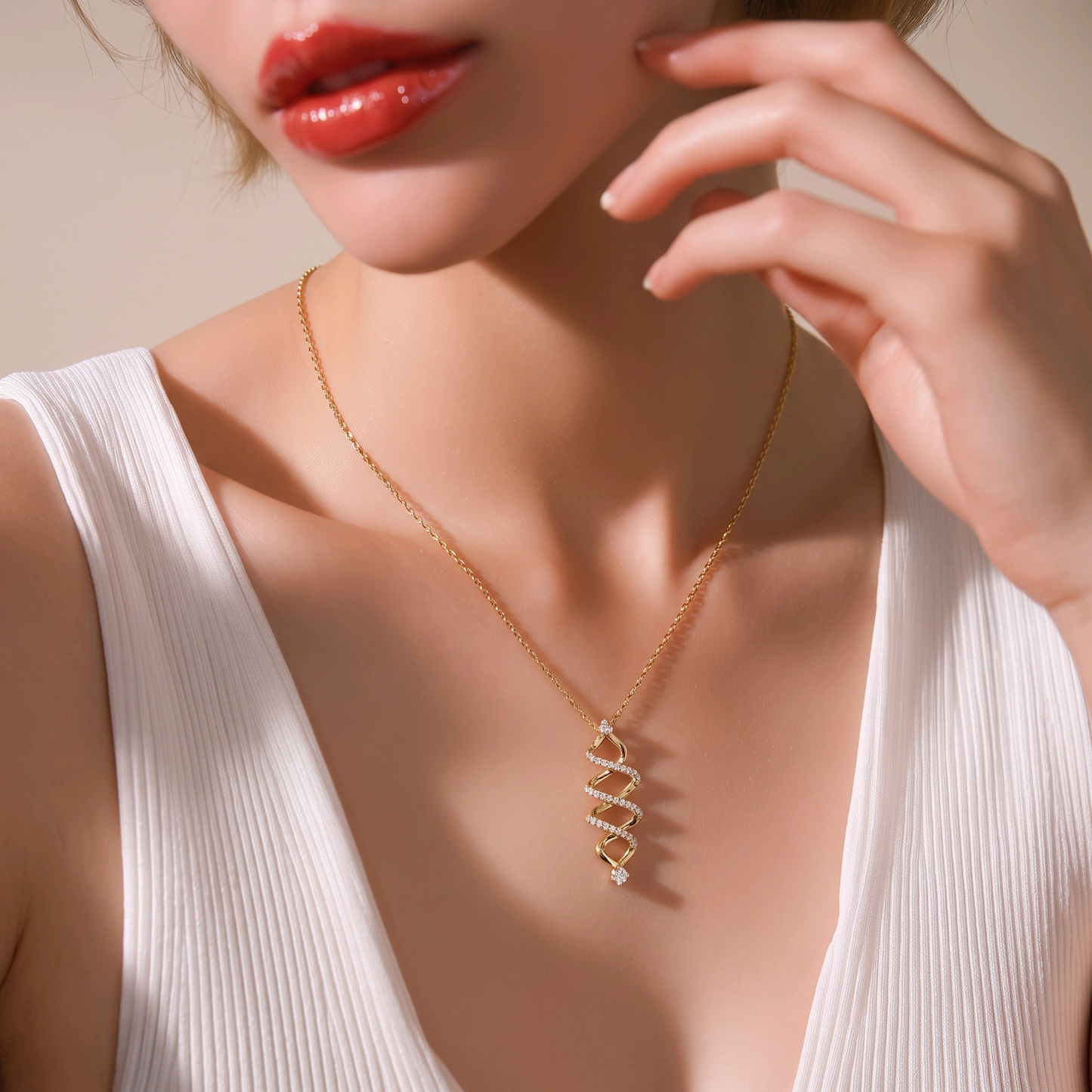 Gold pendant